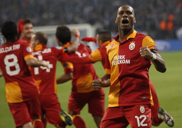Didier Drogba con el Galatasaray