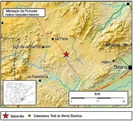Terremoto de 3,3 grados en Lorca