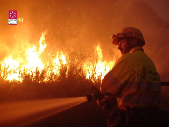 Incendio De La Sierra De Irta