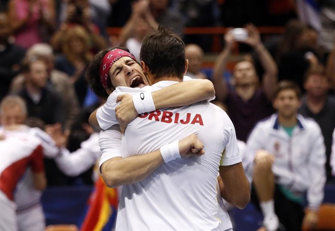 Nenad Zimonjic e Ilija Bozoljac, Serbia Copa Davis
