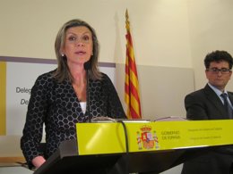 La Delegada Del Gobierno,Llanos De Luna En Rueda De Prensa Por La Huelga General