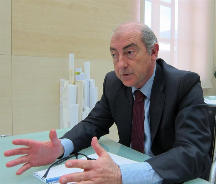 Alfonso Novo en un momento de la entrevista con Europa Press