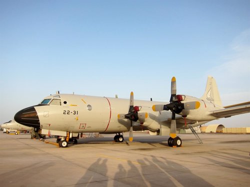 Avión militar español desplegado en Somalia