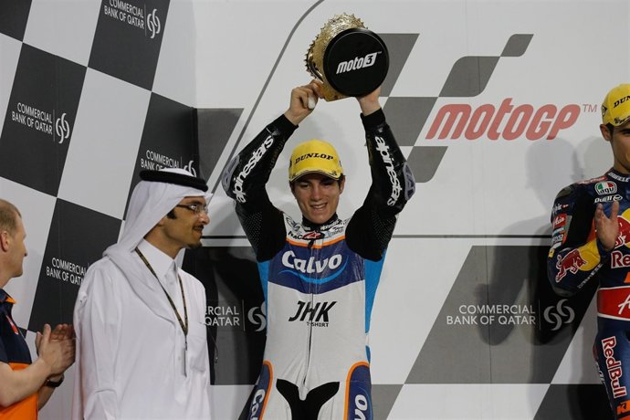 El piloto español de Moto3 Maverick Viñales 