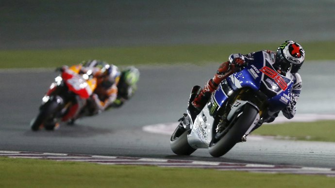 Jorge Lorenzo en el Gran Premio de Catar