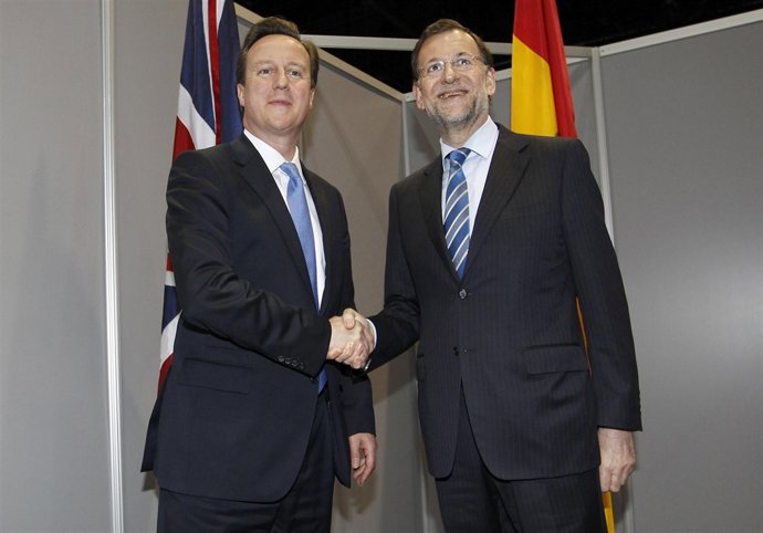 Cameron Y Rajoy En La Cumbre De La OTAN De Chicago