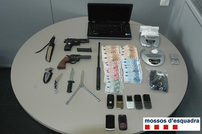 Material intervenido en La Seu d'Urgell