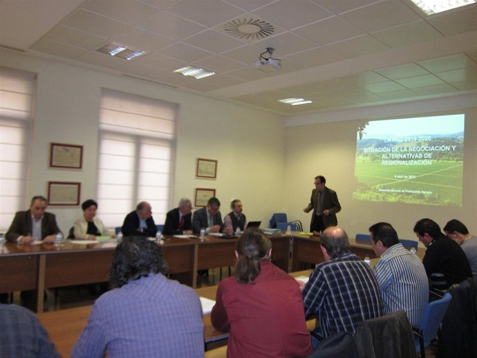 Reunión del consejero Modesto Lobón con las organizaciones agrarias sobre la PAC