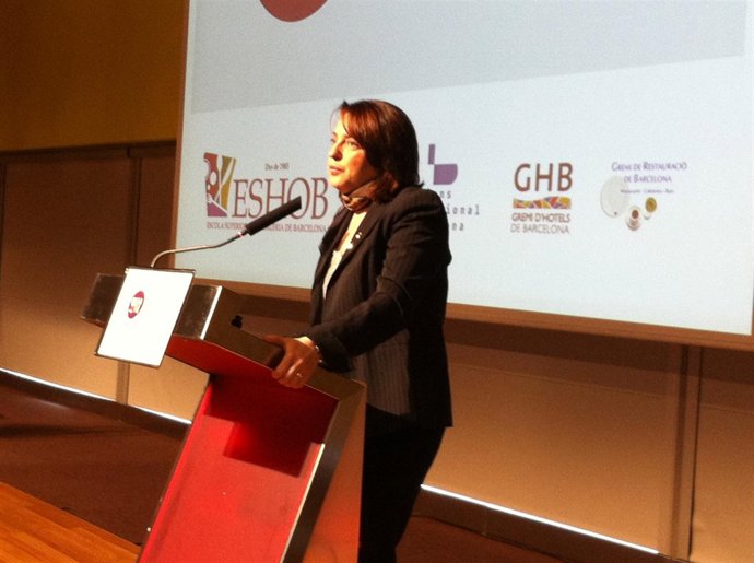  Sònia Racasens, Inaugura El I Congreso De Hostelería Eshob