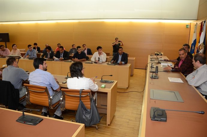 Un instante de la reunión