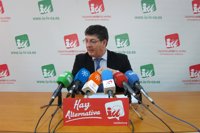 Valderas: "La Corona hace aguas y está dañando a la democracia"