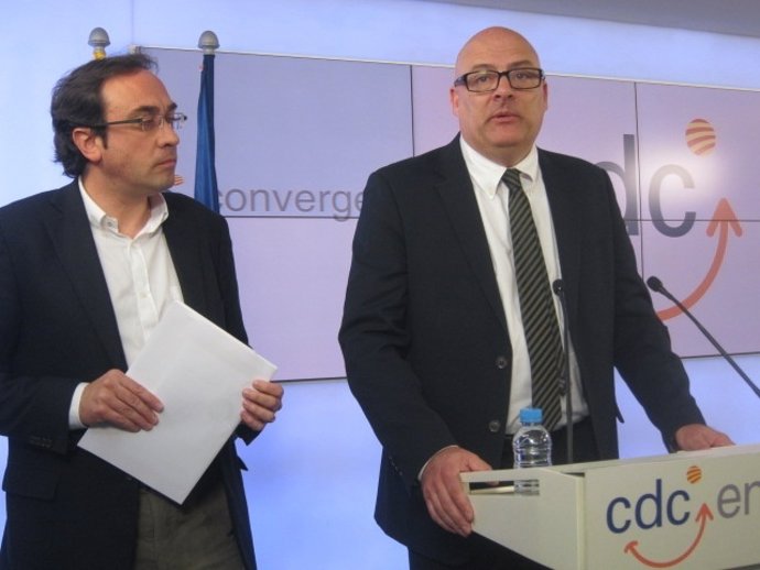 Jordi Turull y Lluís Corominas (CDC)