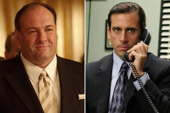 James Gandolfini y Steve Carell