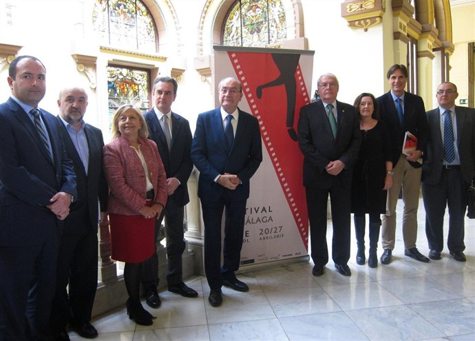 Francisco de la Torre en la presentación del Festival de Cine de Málaga