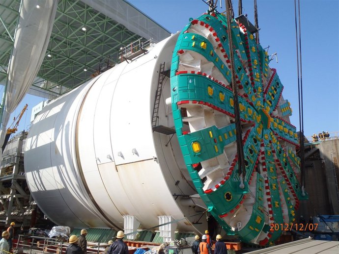 Tuneladora 'Bertha' de ACS, trasladada de Japón a Seattle