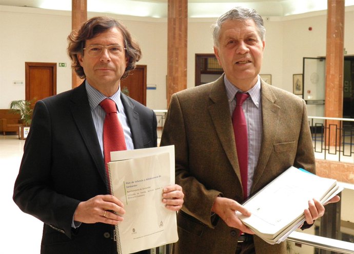 Gómez y Jimeno con el Plan de Infancia