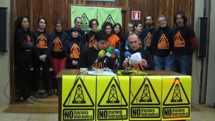 Rueda de prensa de la Asamblea contra el Fracking