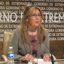 Vicepresidenta y portavoz del Gobierno de Extremadura, Cristina Teniente