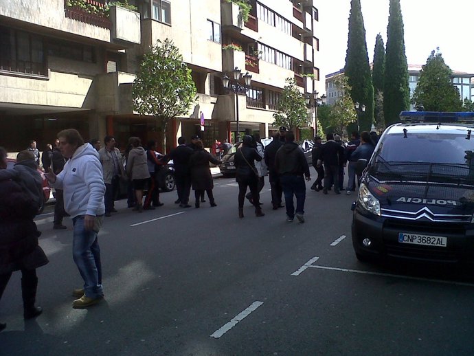 Altercado de familia gitana con la Policía en Oviedo