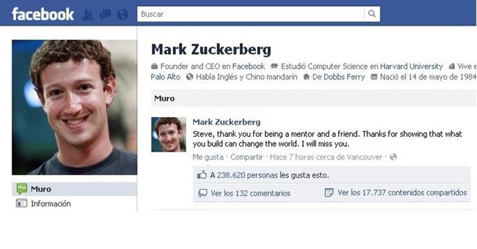 En EEUU cuesta 100 dólares escribir a Mark Zuckeberg
