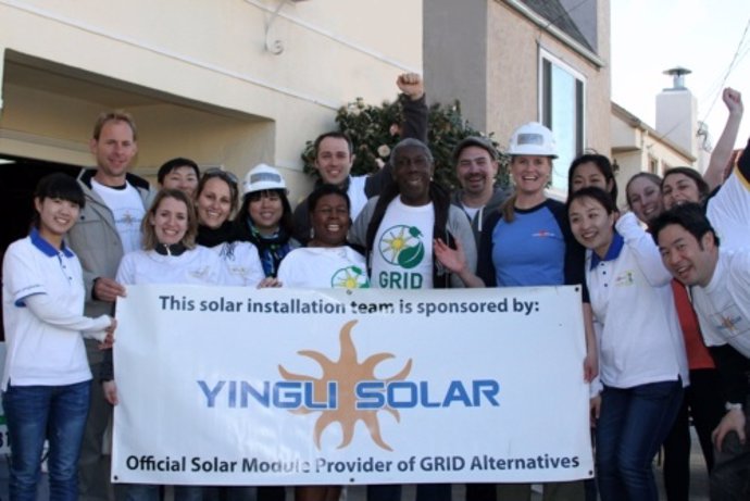 Acuerdo Yingli Green Energy y GRID Alternatives