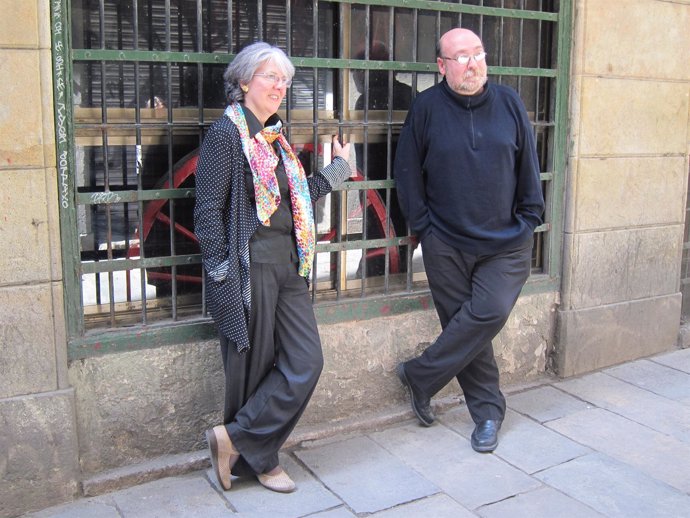 Maria Mercè Roca y Miquel Pujadó, ganadora y finalista del Premi Barcanova