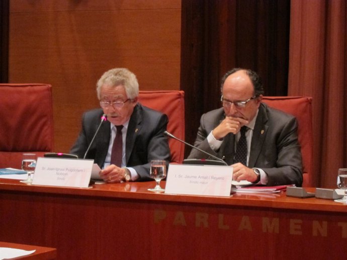Joan Ignasi-Puigdollers y Jaume Amat (Sindicatura de Cuentas de Catalunya)