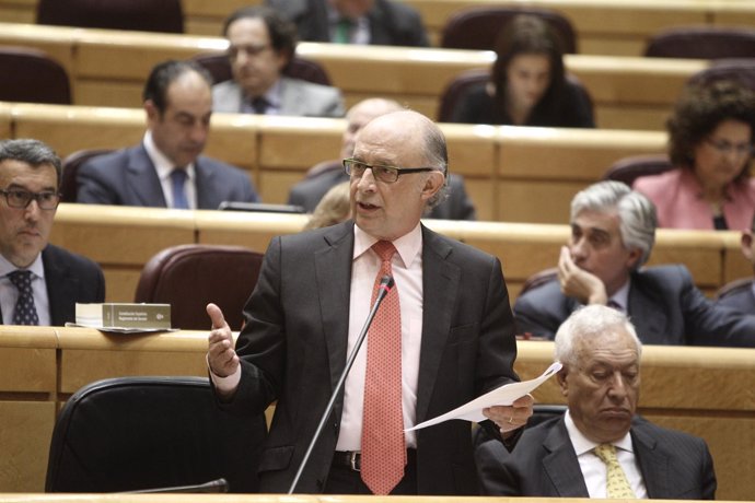 Cristóbal Montoro en el Senado 9 de abril de 2013
