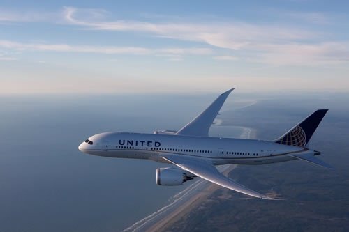 Boeing 787 Dreamliner de United Airlines