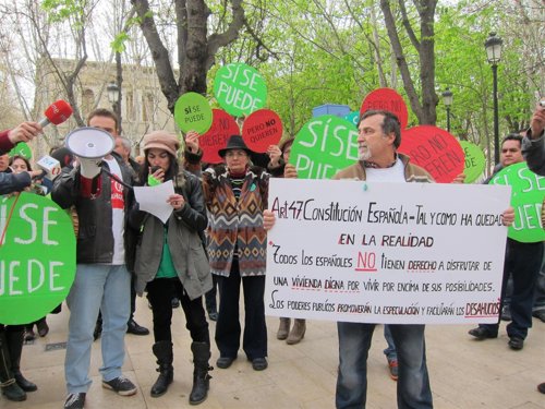 La Plataforma de Afectados por la Hipoteca (PAH) de La Rioja
