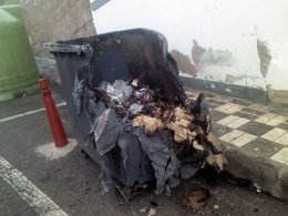 Contenedor Quemado