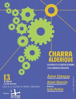 Cartel De La Charla Del Sábado 13 De Abril
