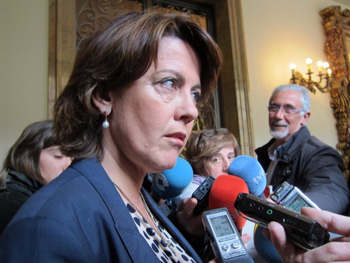 La presidenta del Gobierno de Navarra, Yolanda Barcina