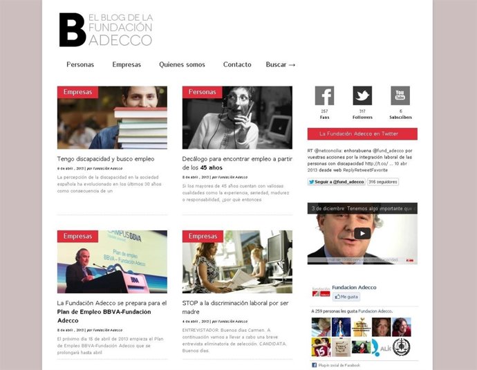 Blog de Fundación Adecco para desempleados