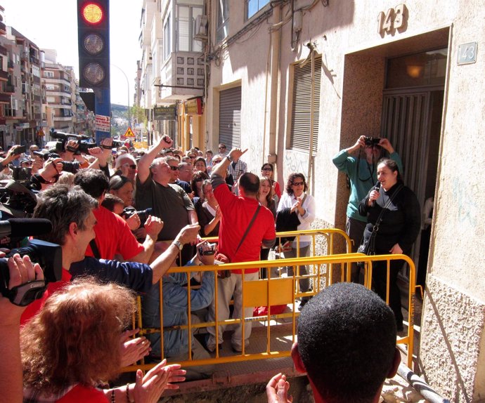 Paralización de un desahucio en Alicante