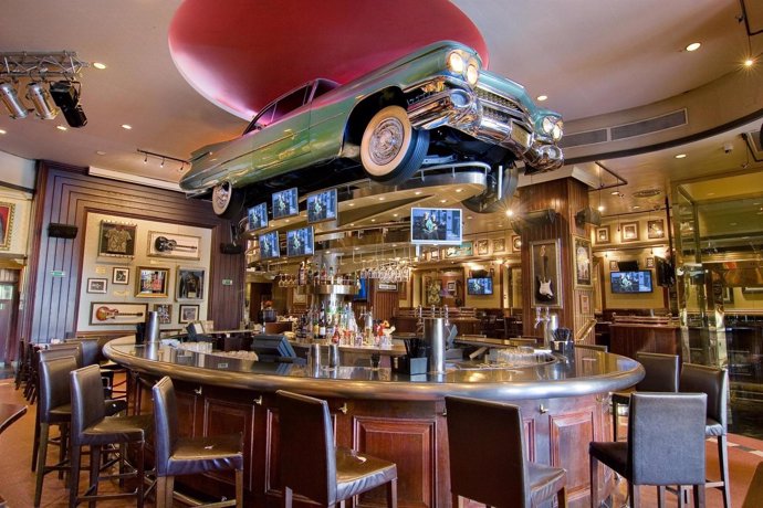 Cadillac Coupé de Ville en Hard Rock Café