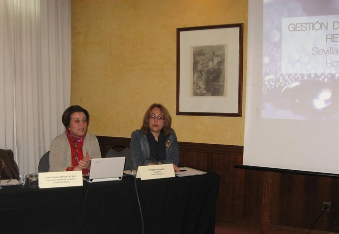 Dolores Muñoz, en jornadas de Facua