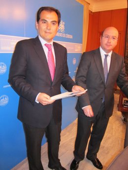 Nieto junto a Rafael Navas