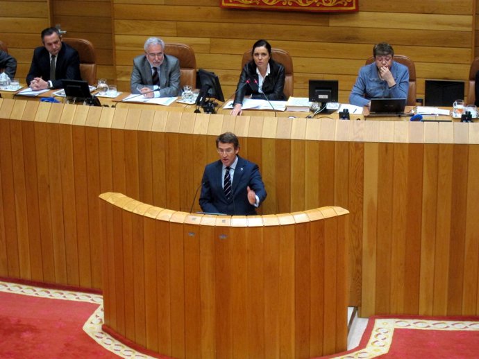 Feijóo comparece en el Parlamento gallego