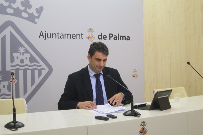 El portavoz del Ayuntamiento de Palma, Julio Martínez
