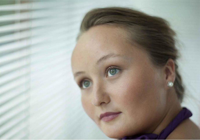 Lla joven soprano rusa Julia Lezhneva actúa en el Palau