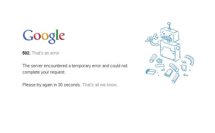 Error en Gmail