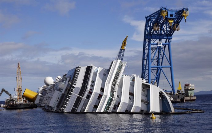 Las operaciones para la remoción del 'Costa Concordia'