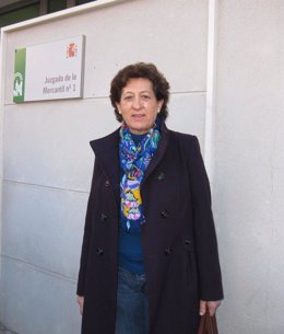 María Sierra Luque ante el Juzgado de lo Mercantil