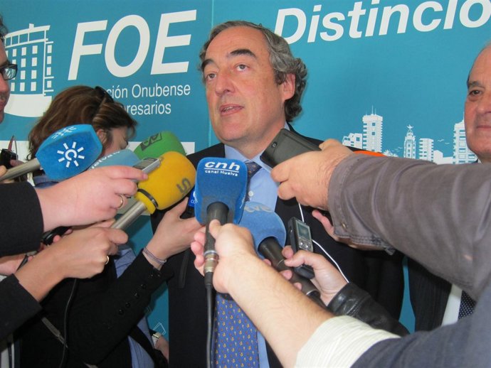 El presidente de la CEOE, Juan Rosell. 