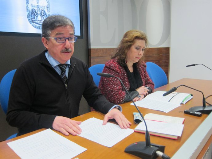 Carreño y Díez en rueda de prensa.