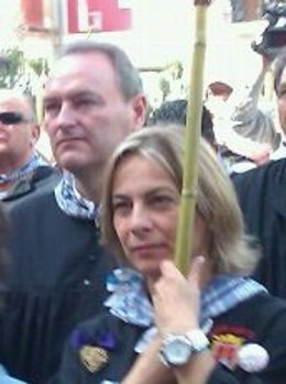 Fabra y la alcaldesa de Alicante en la Romería de la Santa Faz