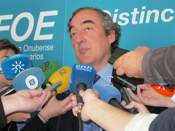 El presidente de la CEOE, Juan Rosell. 