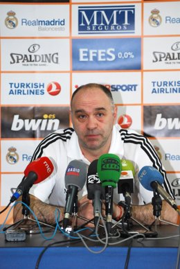 Pablo Laso, entrenador del equipo de baloncesto del Real Madrid
