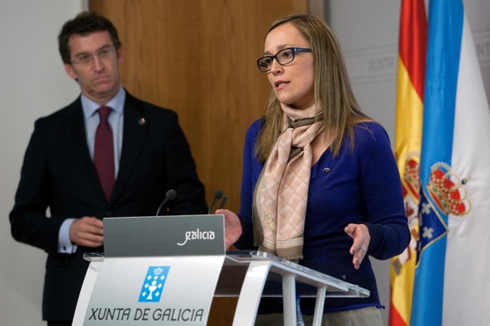 albero nunez feijoo informa en rolda de prensa dos asuntos tratados na reunion d